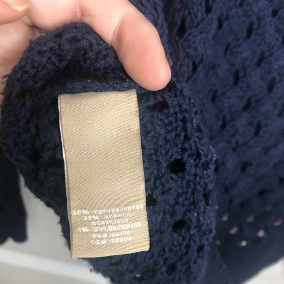 Anthropologie Knitted & Knotted blue knit sweater - Picture 4 of 4